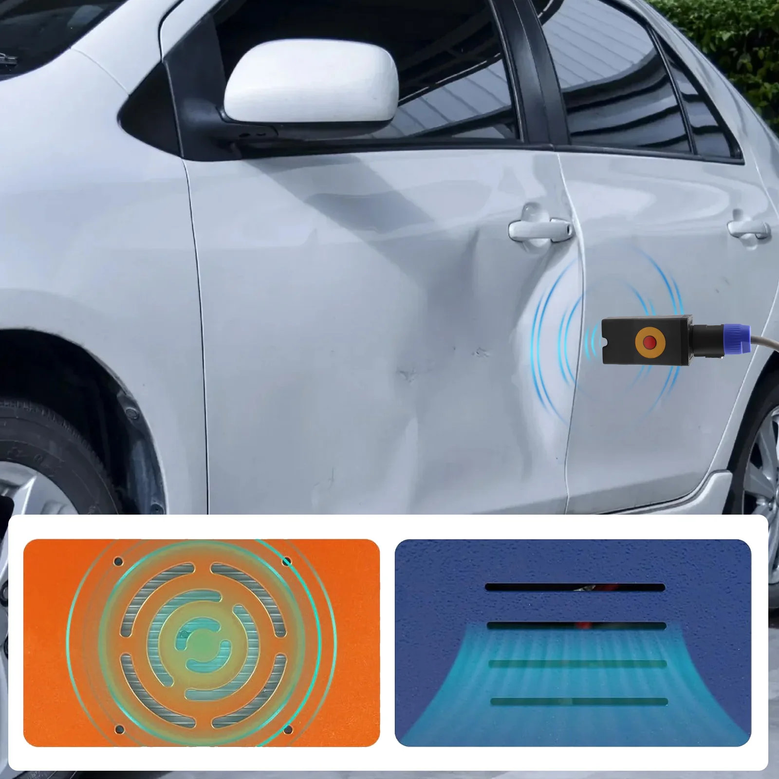 1000W Elektromagnetischer Induktions-PDR-Heizer für Autos, Werkzeug zur Dellenreparatur, Universelle Lackfreie Dellenreparaturmaschine, Hochleistungs-Magnetinduktions-Dellenentferner, Hot-Box-Werkzeugset mit Digitalanzeige – Detail 5