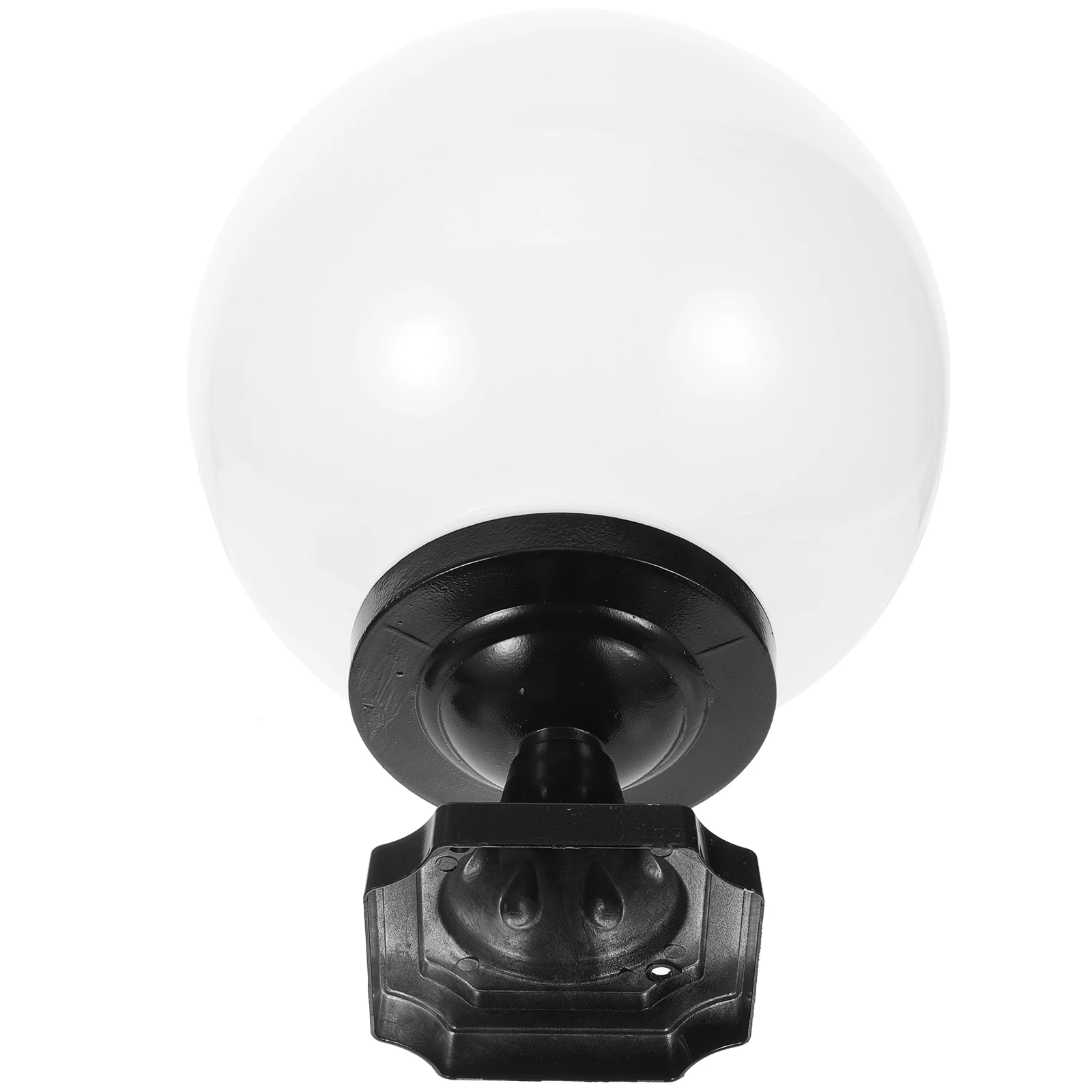 1 مجموعة الكرة على شكل غطاء مصباح غطاء خفيف في الهواء الطلق لحديقة ساحة فناء آخر ضوء الاكريليك غلوب استبدال مصباح الشارع