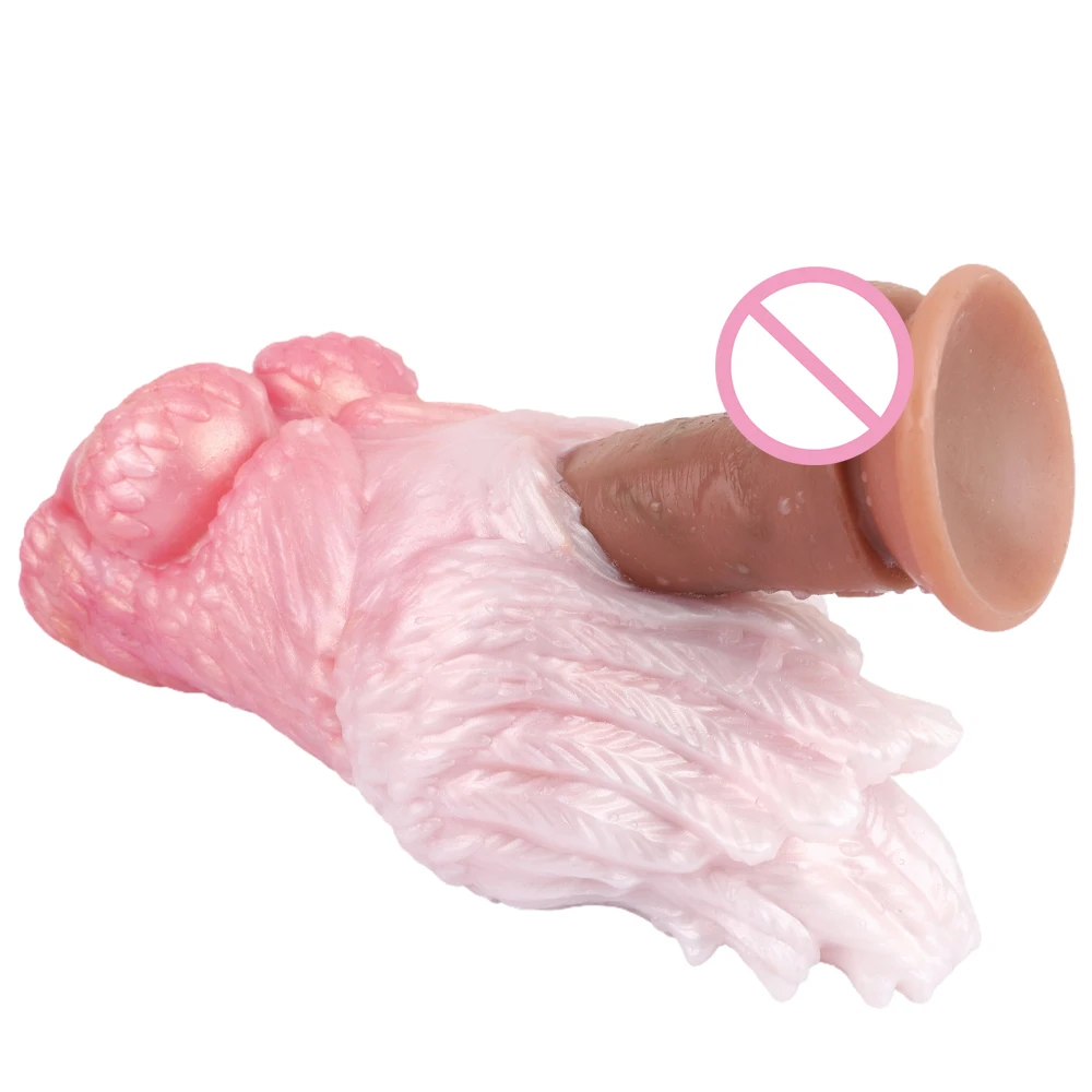 LUUK الخيال الوردي الريش امرأة الذكور الاستمناء الضارب القضيب تحفيز Onahole جيب كس ألعاب جنسية من السيلكون للرجل