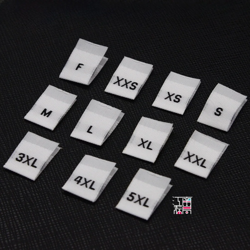 customized-black-white-encrypted-clothing-size-labels-children's-wear-universal-apparel-size-tags-lettering-clothing-accessories