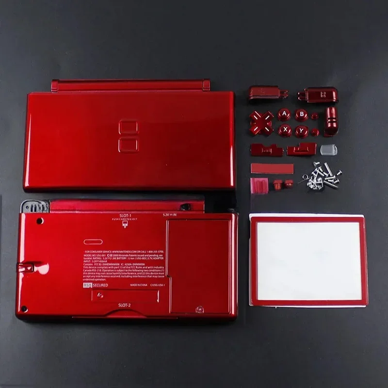 

2026 New Full Housing Shell Case for NDSL, Complete Replacement Kit with Buttons & Mirror