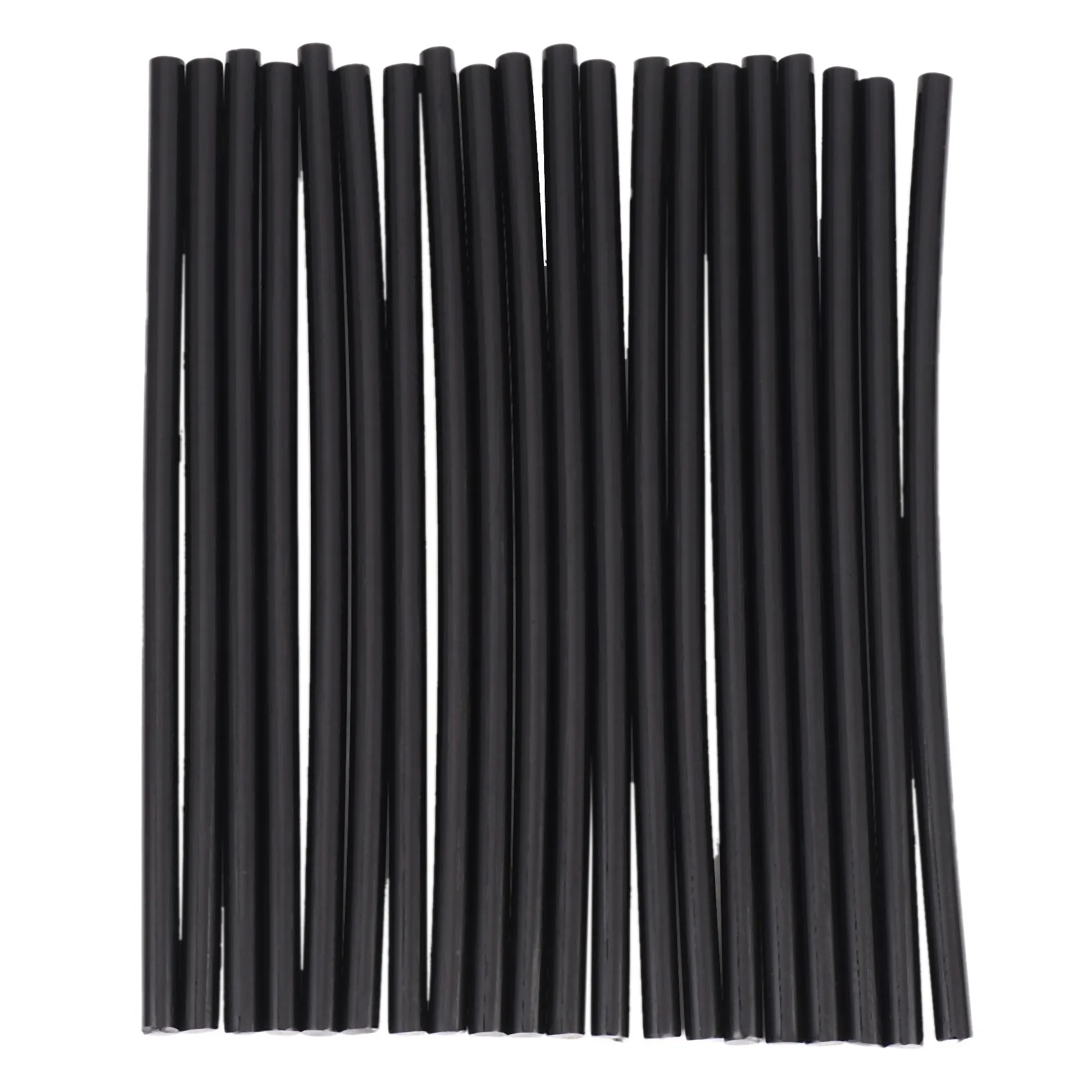 Y17A DIY Tools Accessories Repair 20 pcs 200mm Black Hot Melt Glue Sticks 7mm