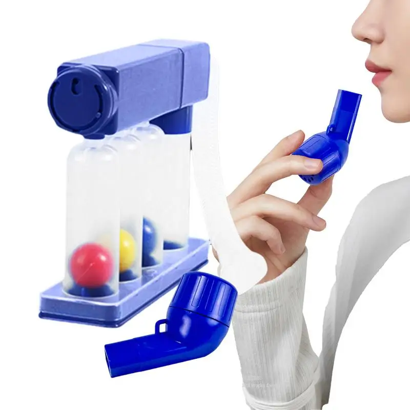 

Spirometer Breathing Exerciser Lung Exerciser Device With 3 Balls Lung Trainer Breath Strengthening Device Breathing Trainer For