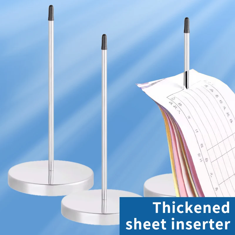 Bill Fork Desk Receipt Memo Holder Ticket Paper Summons Fork Spike Stick for Restaurant Kitchen Check Spindle Ticket Stabber