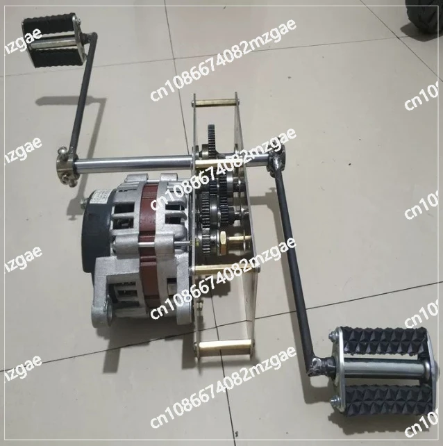 DC Pedal Generator Battery Charging AC Permanent Magnet Brushless High-power 12V 24V 2000W 220V 800W