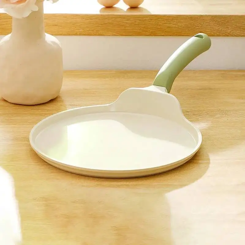 Pancake Ceramic Coating Non-Stick Frying Pan Steak Skillet Pizza Tray Induction Cooker Household Cookware Kitchen Utensils