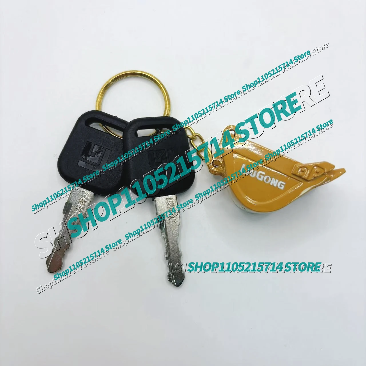 2PCS 34B0557 Keys for LIUGONG Ignition KEYS 906D/907C/920/922/908/915/925/936E Heavy Equipment Excavator with KeyChian