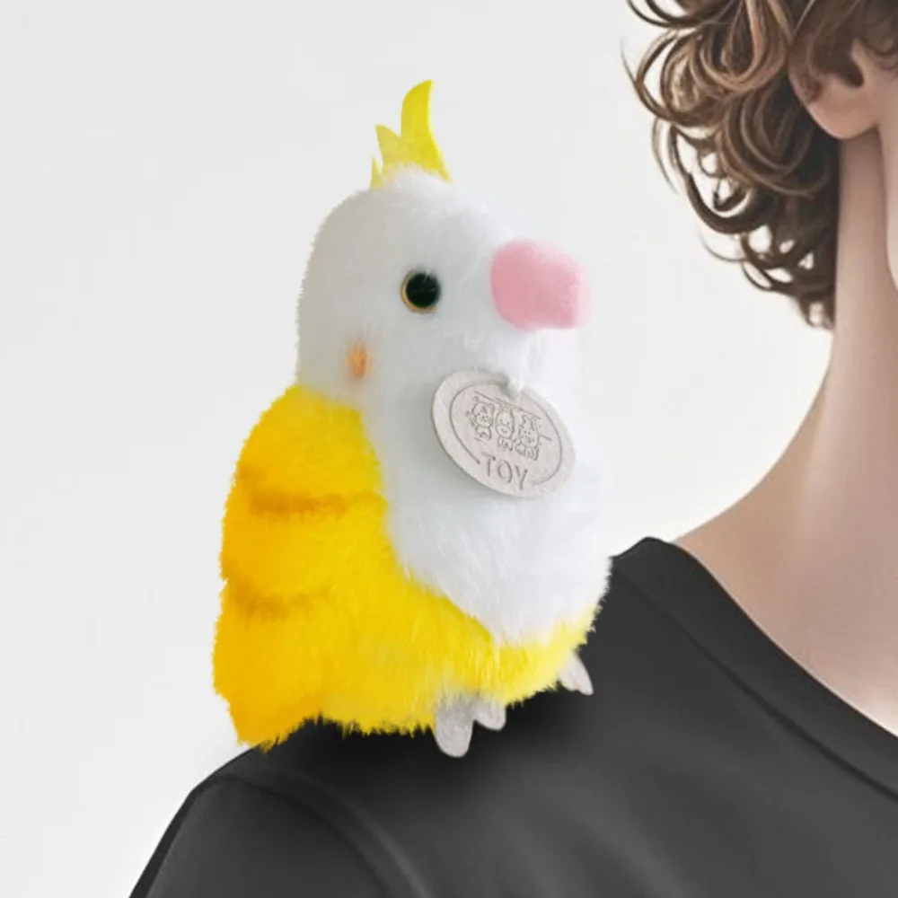 

Simulation Parrot Plush Pendant Plush Animal Magnetic Birds Snap Wristband Kawaii Bag Pendant Standing Shoulder Animals