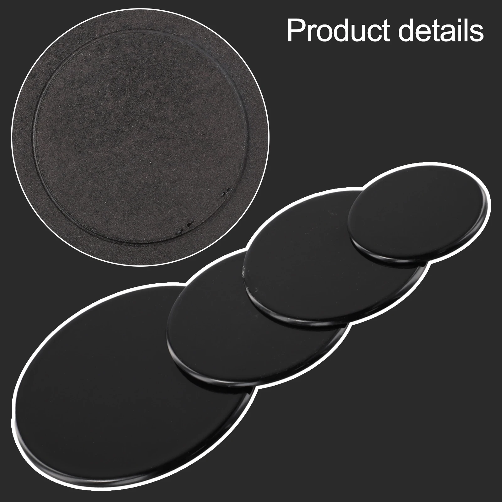 

4Pcs Cooker Hob Gas Burner Cap 55mm 75mm 100mm For SABAF Oven Gas Hob Burner Crown Flame Cap Kitchen Accessories Black Use