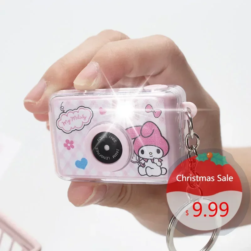 

Sanrio периферийный кавайный светящийся брелок излучающий звук и фотоэлемент мультяшный милый фотоэлемент Девочка Аниме Аксессуар игрушка подарок