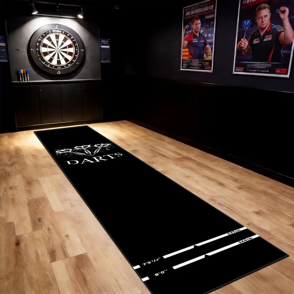 VIKAMA Professional Dart Training Mat Wear-Resistant Easy Clean Throw Line Rug Bar Game Room Home Decoration view 6