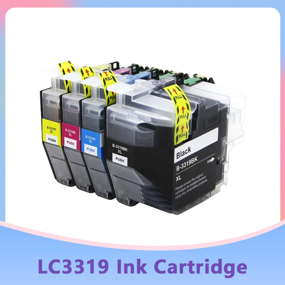 Cartucho de tinta para impresora Brother, recambio de tinta Compatible con LC3319XL, LC3319, MFC-J5330DW, MFC-J5730DW, MFC-J6530DW, MFC-J6730DW