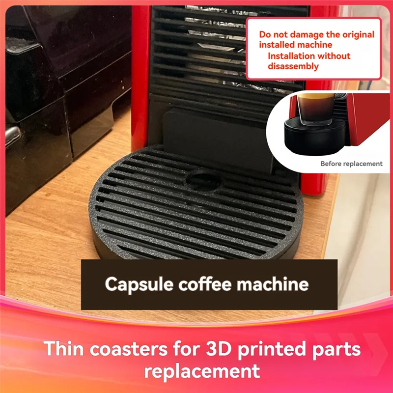 BAAO-Baki Tetes Pengganti Pembuat Kopi untuk Tatakan Gelas Penggiling Kopi Nespresso Essenza MINI D30