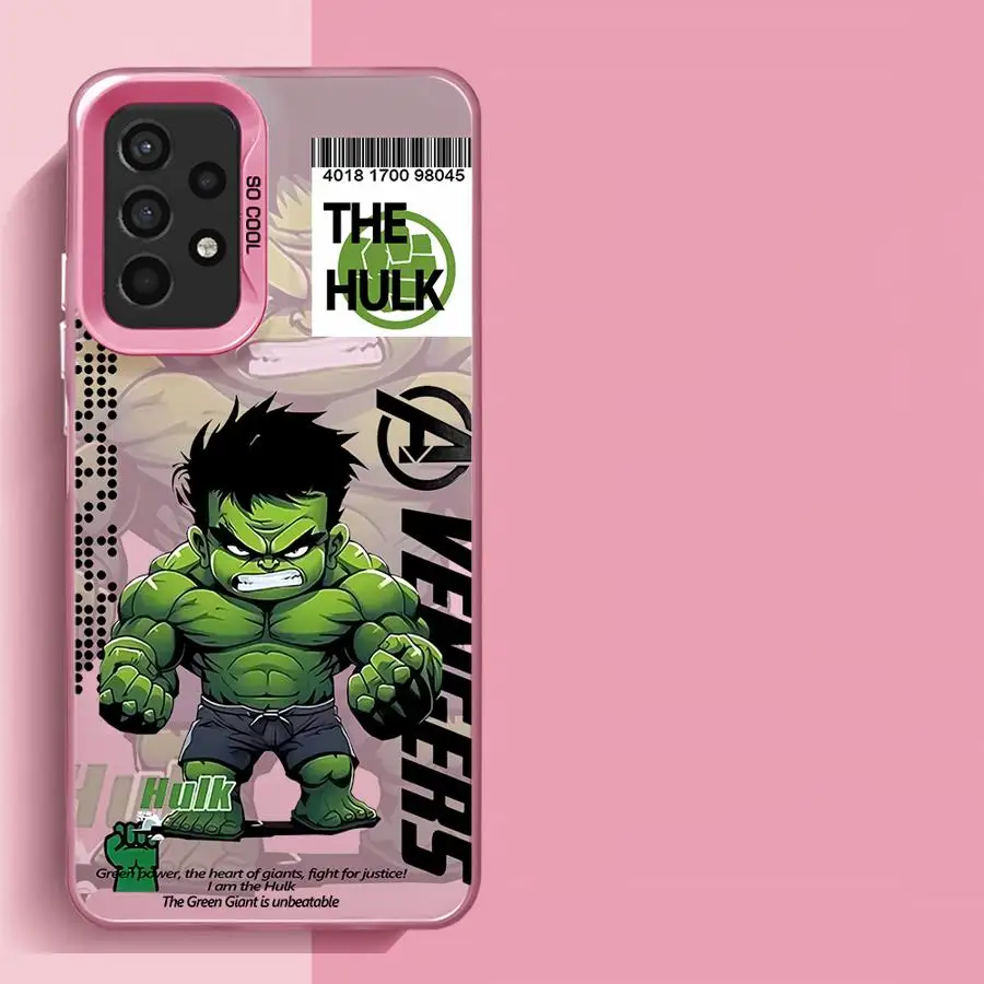 Captain America The Hulk Case for Samsung Galaxy A20 A51 A30 A50 A71 A03 A05 A21s A10 A03s A72 A73 4G Bumper Capa Cover image 3