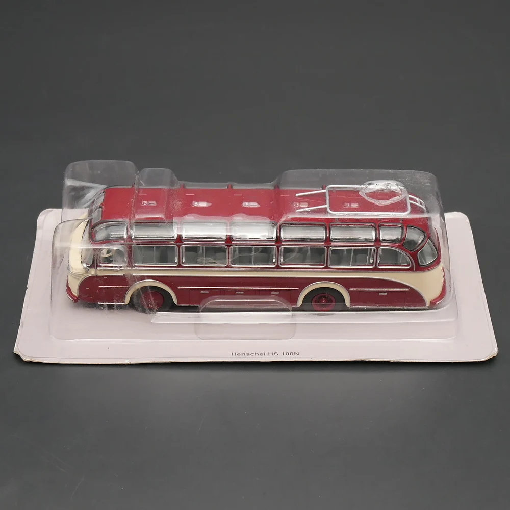 Diecast IXO 1:72 Scale IST Henschel HS 100N Henschel Bus German Bus Bus Model Alloy Car Model Collectible Toy Gift Souvenir