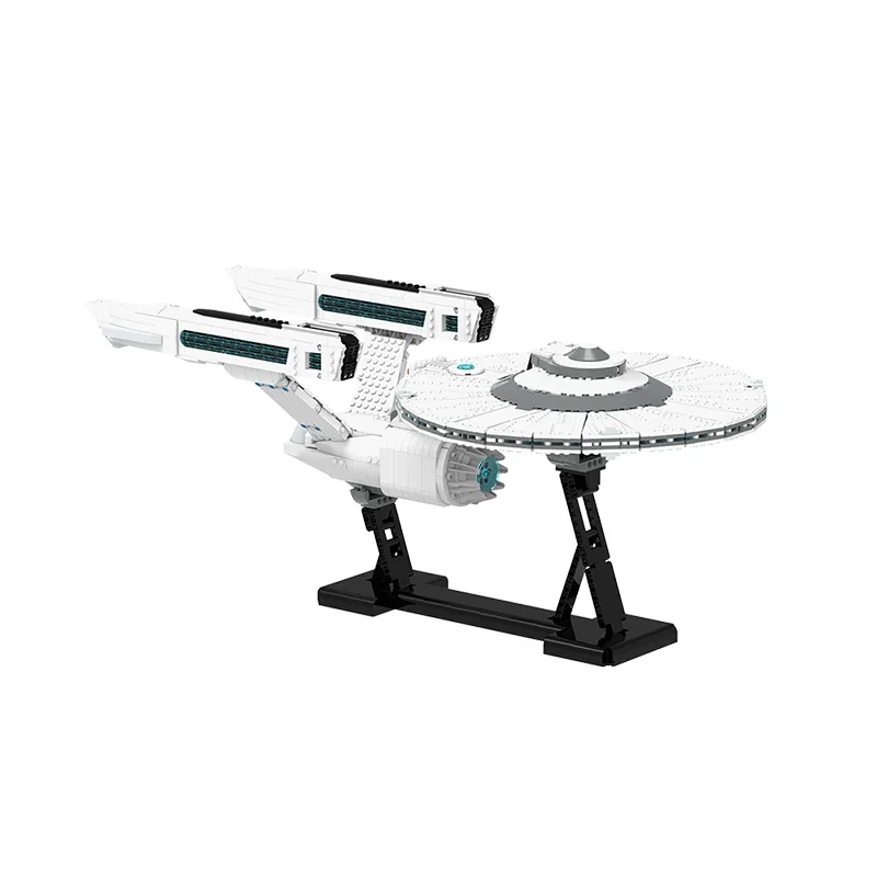 

MOC Trek Federal Universe Cruiser Model Building Blocks Set Interstellar NCC-1701-A Spaceships Space Bricks Toy Kid Holiday Gift