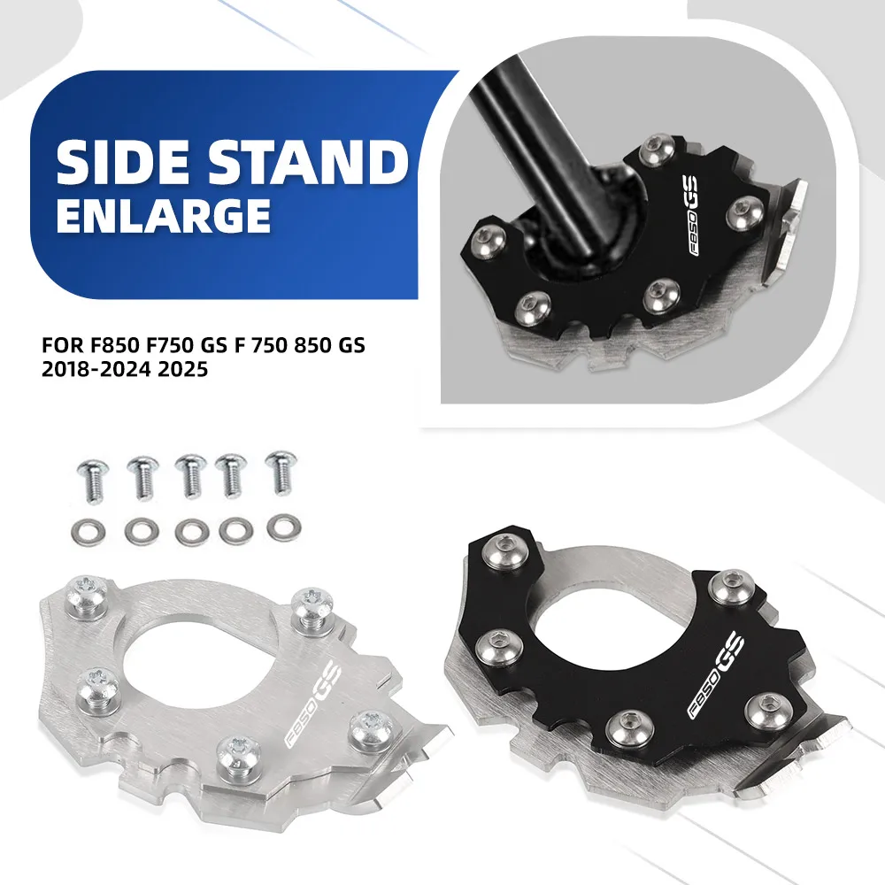 

F850GS F750GS Kickstand Foot Side Stand Extension Pad Support Pedal Footrest For BMW F850 F750 GS F 750 850 GS 2018-2024 2025