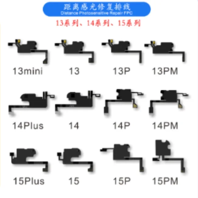 AY A108 Earpiece Repair Flex Cable For iP11 12 13 14 Pro Max Distance Sensitive Lineup Replacement Repair Tool Flex