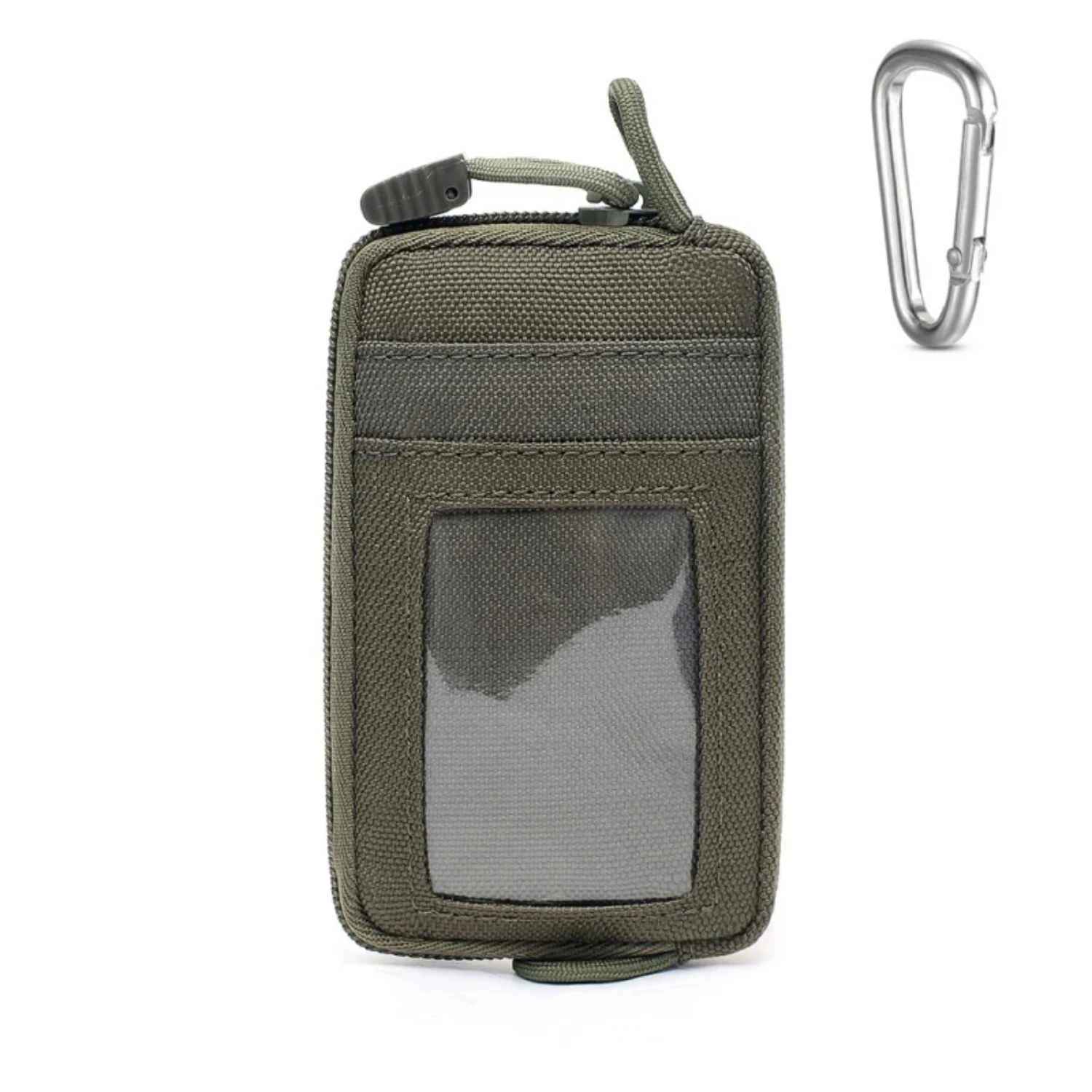 

Waterproof Camping EDC Pouch Tactical Key Change Purse Wallet Travel Kit Coin Purse With Card Slots Pack Zippers Waist Bag