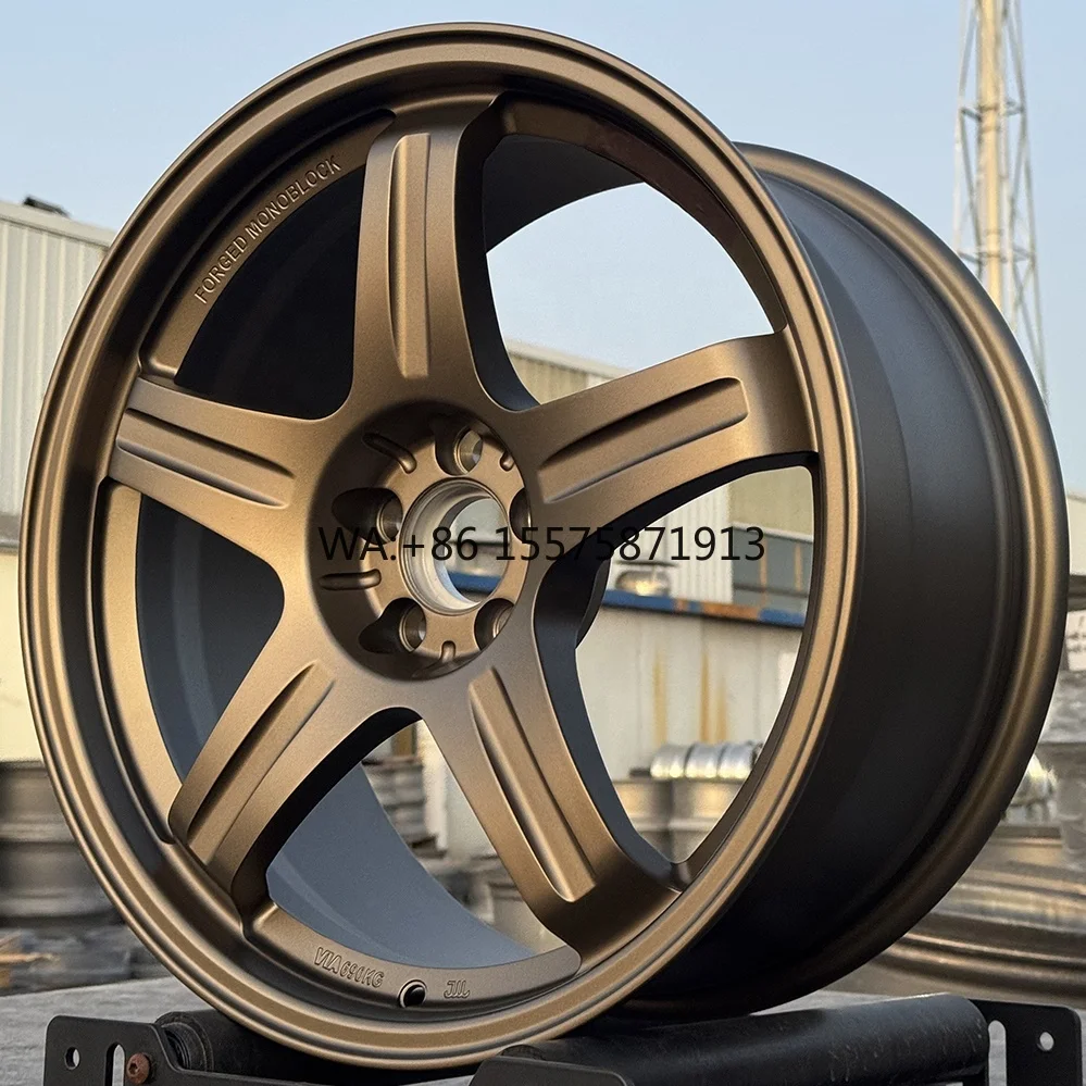 

Custom 15 17 18 19 20 21 22 23 24 Inch 5x112 5x114.3 Forged Bronze Color Monoblock Alloy Car Rim Wheels for Mercedes Toyota