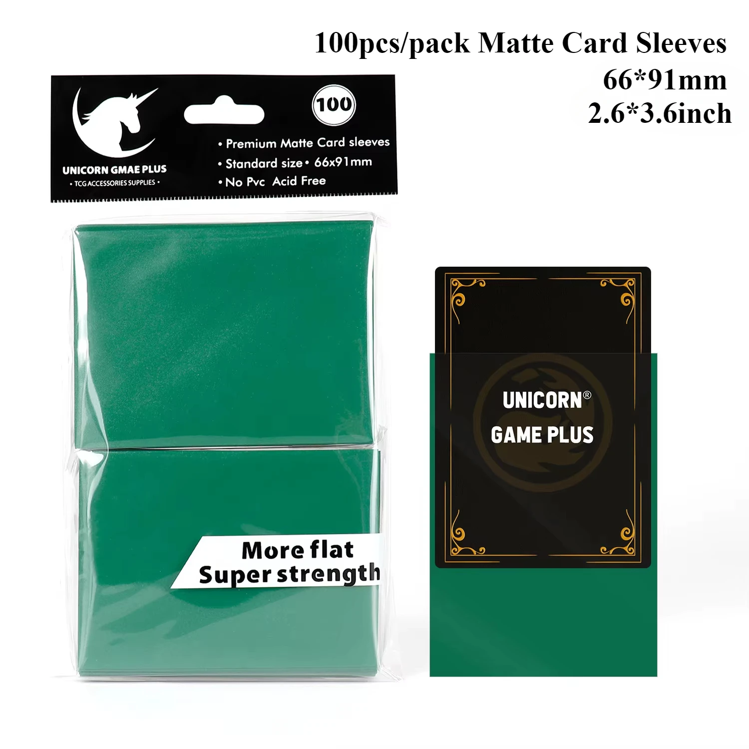 100PCS 66x91mm Matte Standaard Maat Kaart Mouwen TCG Trading Cards Protector Voor Tarot Shield Bordspellen magische Cover PKM