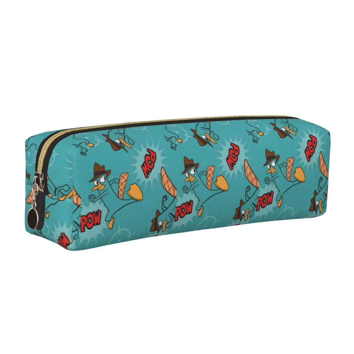 

Cute Perry The Platypus Pencil Cases Cartoon Pencil Pouch Pen for Student Large Storage Bags Students School Zipper Stationery