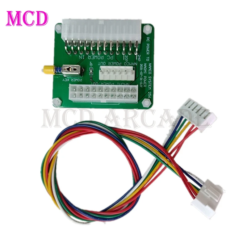 Connecteur d\'alimentation pour PC à 20/24 broches vers Sega NAOMI/décor CO, carte de conversion, adaptateur technique pour ordinateur