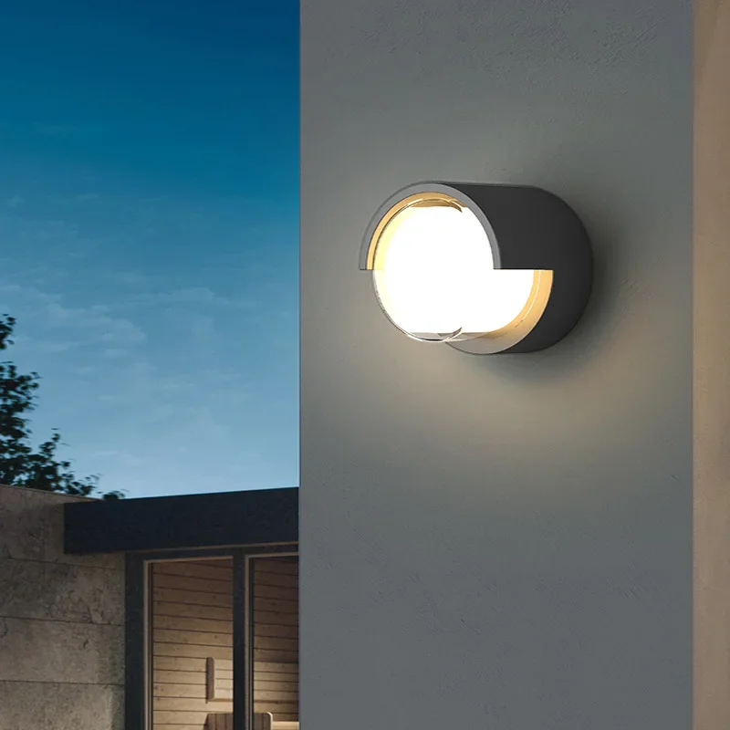 مصباح حائط حديث مقاوم للماء لإضاءة ديكور المنزل الداخلي والخارجي