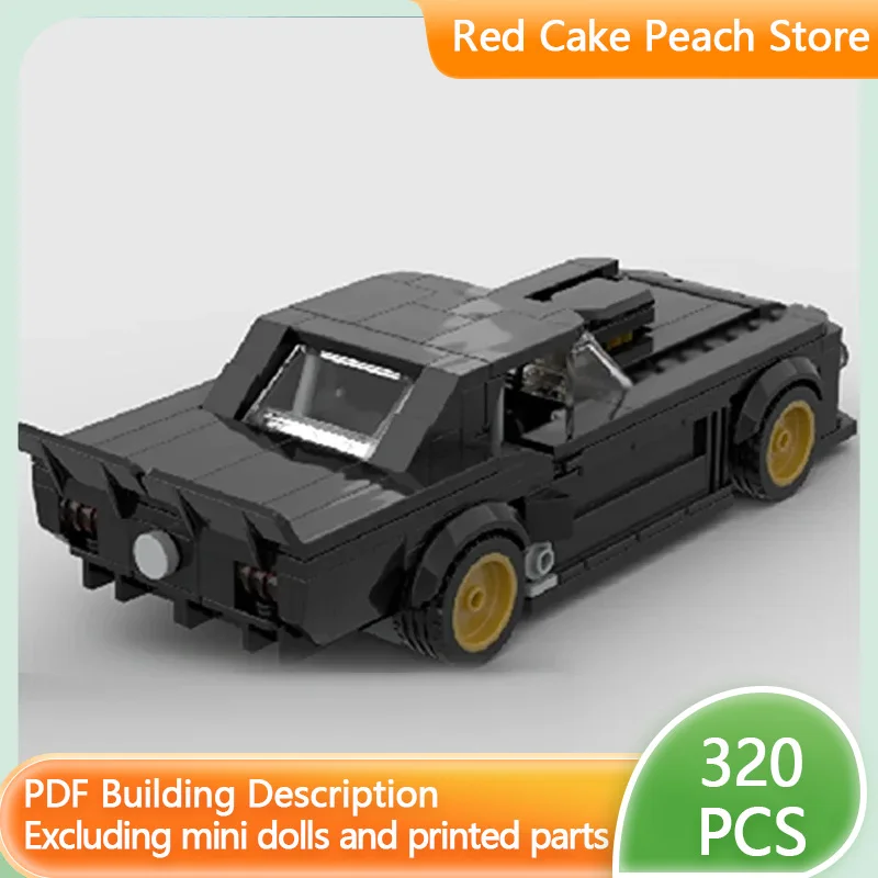 

Модель Speed Champion MOC, строительные кирпичи V1, ретро, американский мускулистый автомобиль, модульная технология, сборный детский костюм, игрушка в подарок, праздник