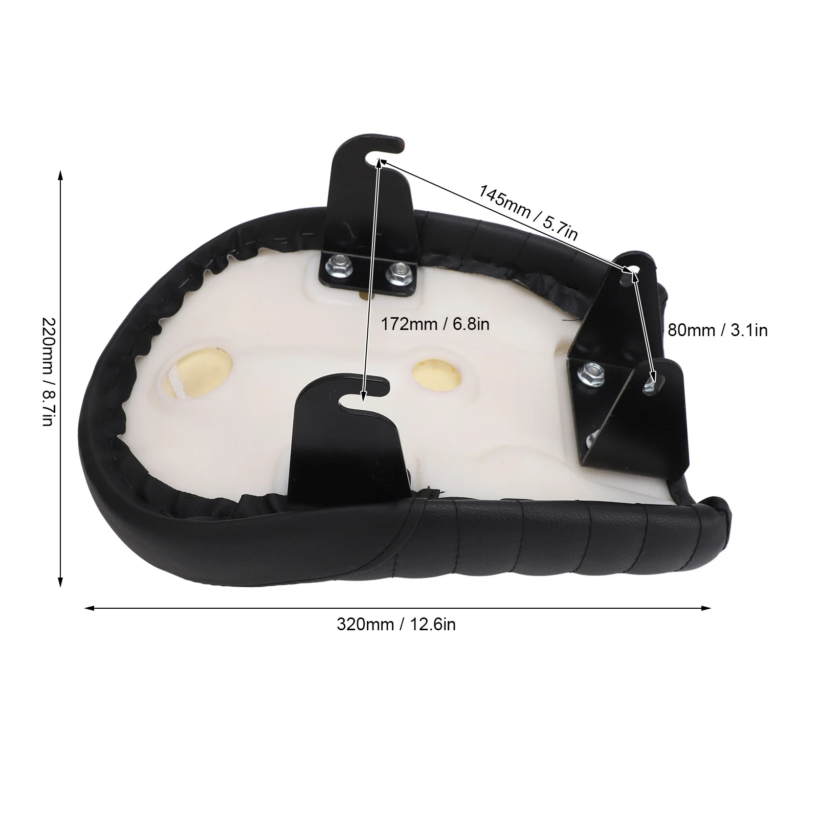 Motorbike Seat Cushion Motorcycle Cushion Seat Saddle Waterproof with Bracket for Honda Z50 Z50A Z50J Z50R Mini Trail