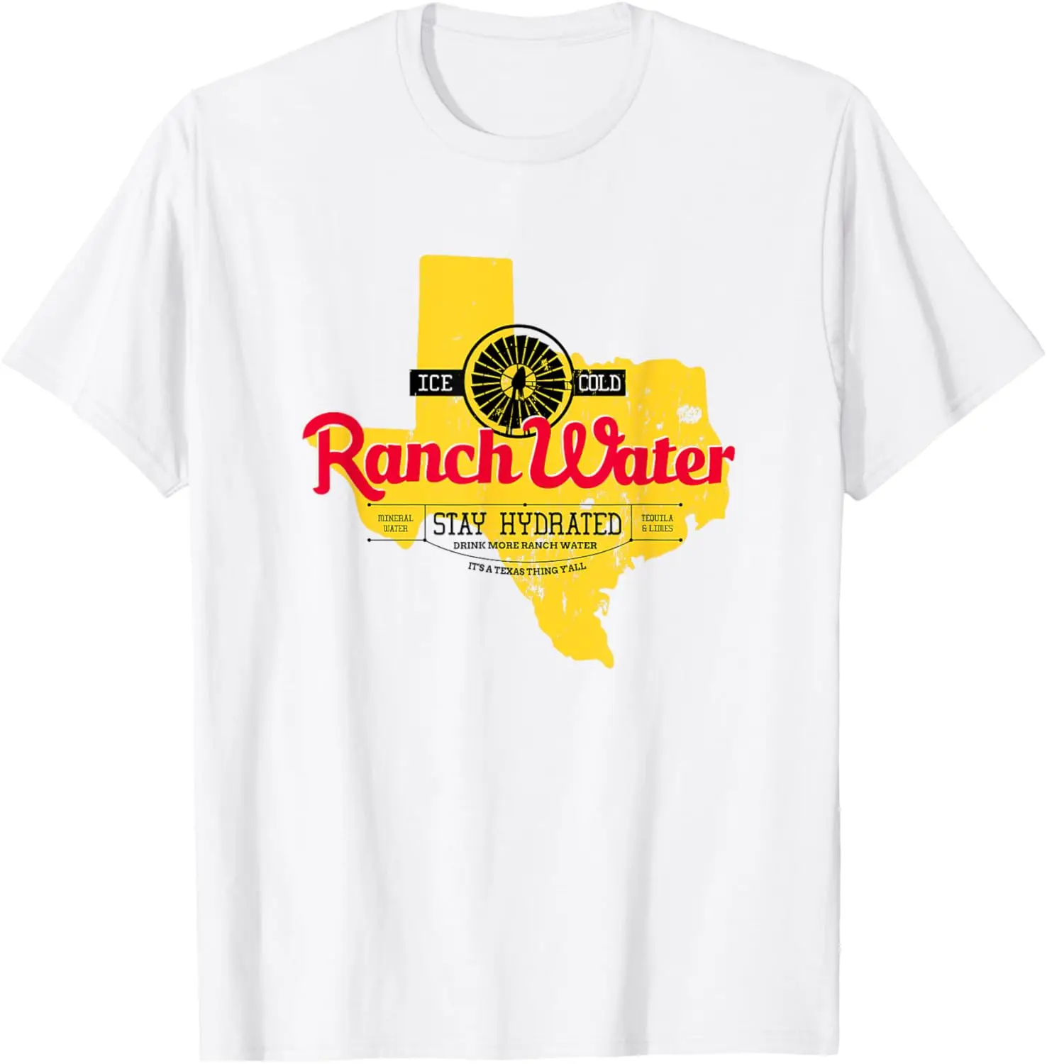 Drink Ranch Water Orgulloso Vintage Texas Thing Pride Camiseta gráfica