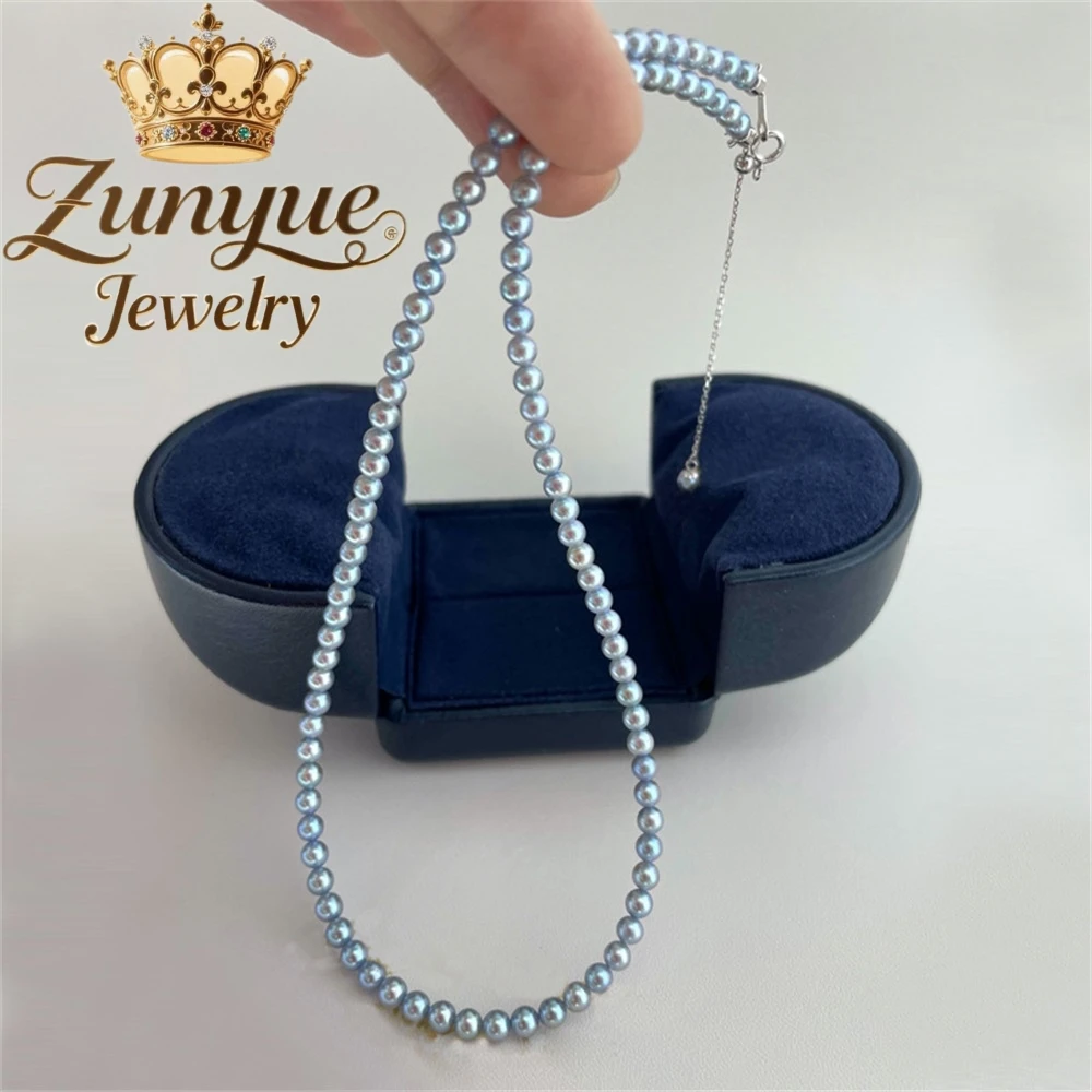 

S925 Silver Pearl Necklace, A High-End New Chinese-Style Beaded Millet Bead Necklace Charms Fashion Jewelry Exquisite Elegant