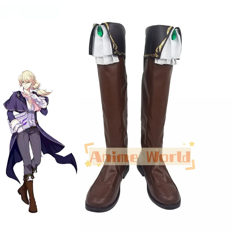 Game Honkai Impact 3 Otto Apocalypse Cosplay Shoes PU Leather Shoes Halloween Carnival Boots Prop Custom Made