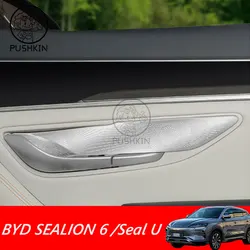 For BYD Sealion 6 Seal U Song Plus DM-i EV 2024 202 Car door horn cover car interior car sticker