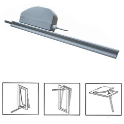 200mm Stroke Rack Opener Electric Skylight Operator For Skylight Rooflight Ventilation Top hung Window Driver