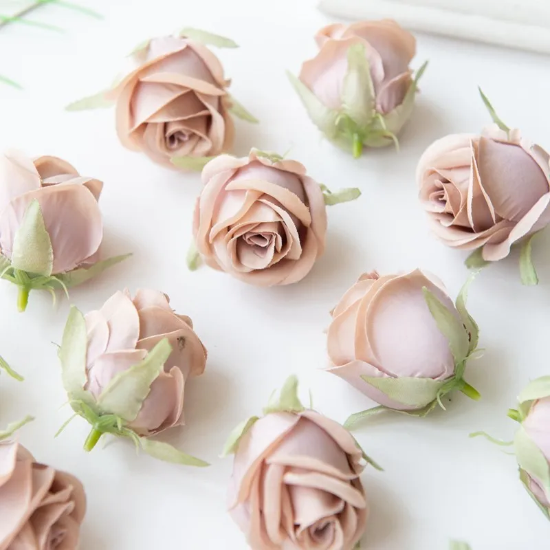 Rosenköpfe für Heimdekoration, Vasen, Tischdekoration, Hochzeitszubehör, DIY-Weihnachtsgirlanden-Zubehör, Scrapbooking, künstliche Seidenblumen – Detail 10