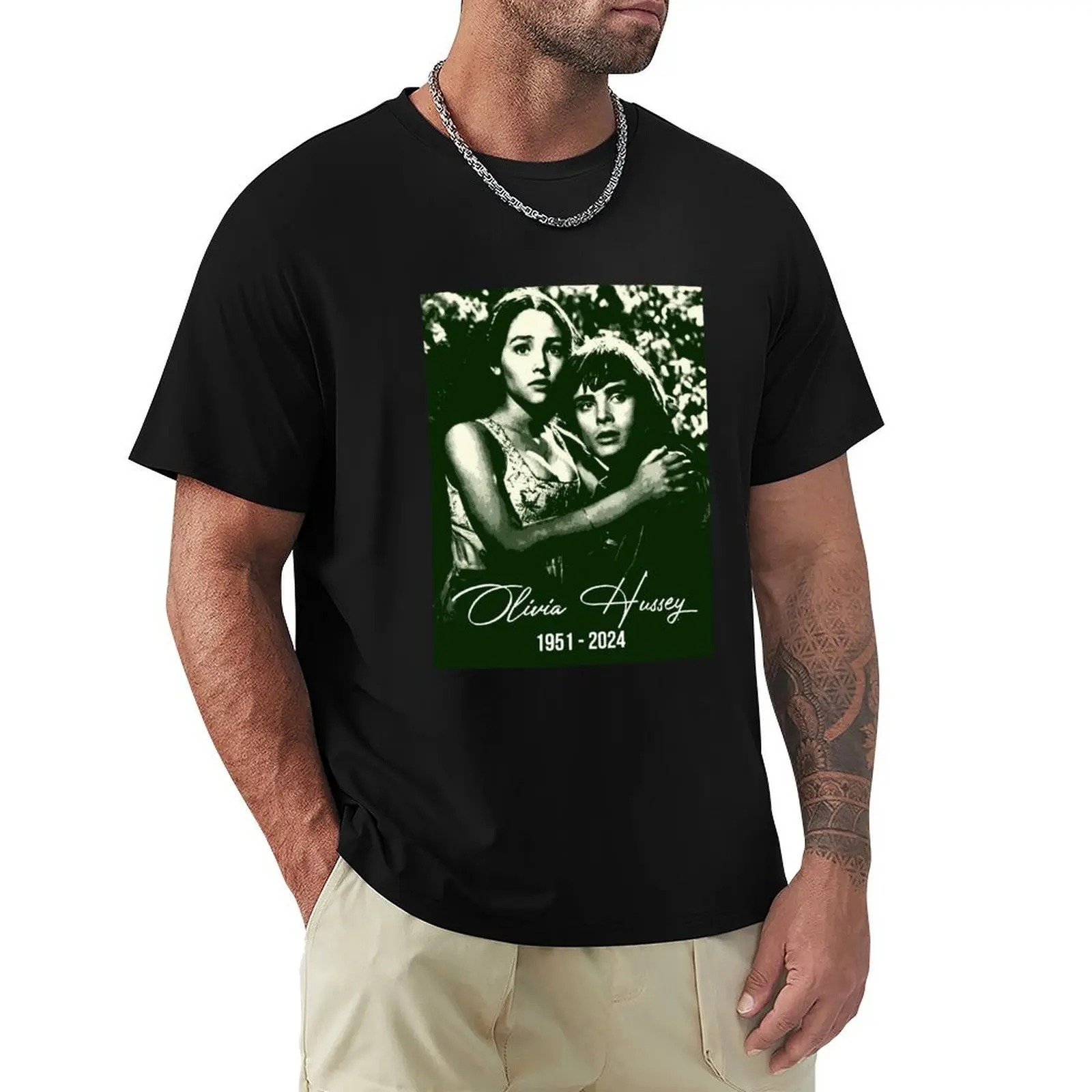 Olivia Hussey 1951-2024, Rest In Peace Olivia Hussey T-Shirt Plus Size Quick Dry Sports Tee