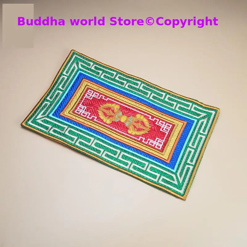 50% OFF Buddhism decoration Tibet family Temple Vajra Pad cloth mat Cushion for Worship Buddha statue Altar ritual implement view 3