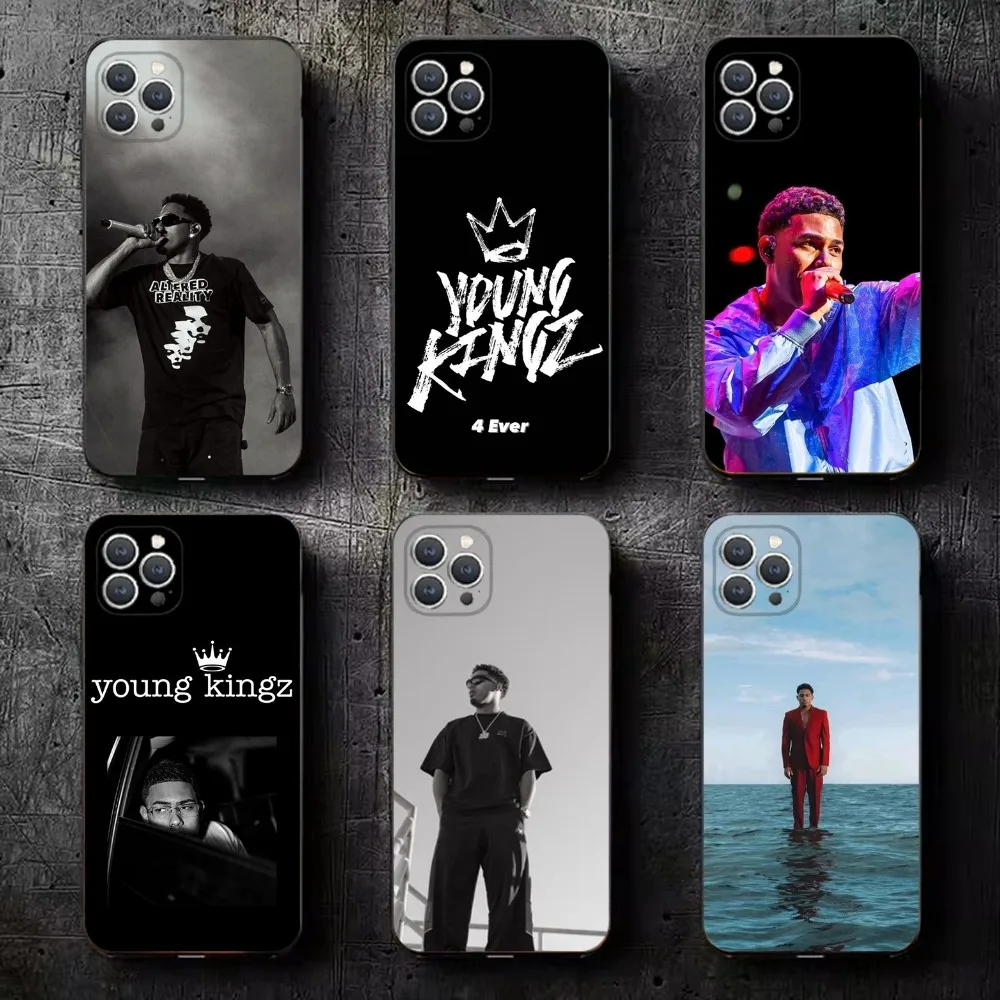 M-Myke T-Towers Rapper  Phone Case For iPhone 15,14,13,12,11,Plus,Pro Max,XS,X,XR,SE,Mini,8,7 Soft Silicone Black Cover