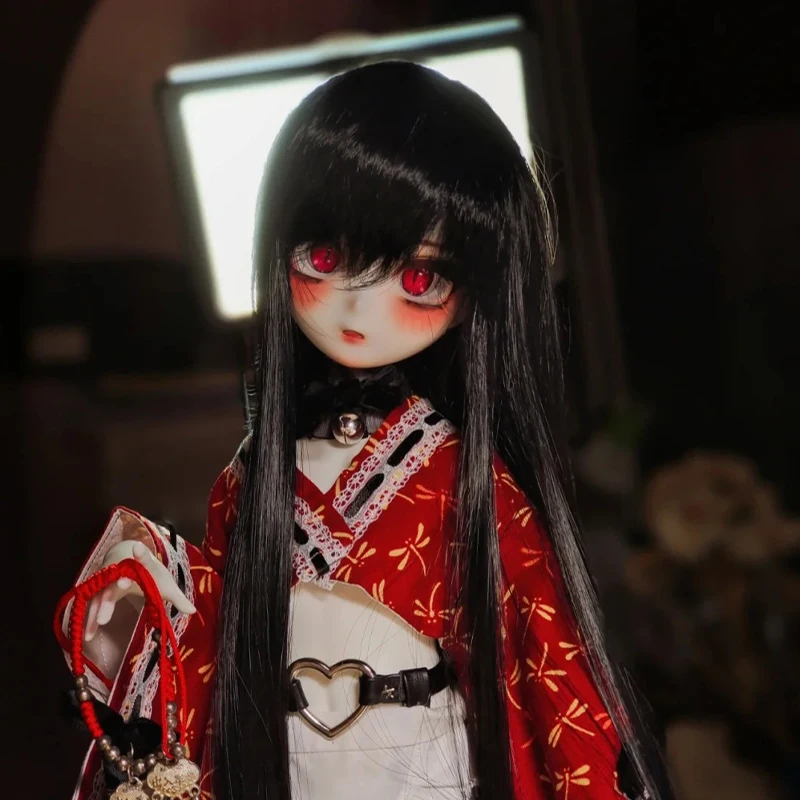 ตุ๊กตา bjd 1/4 สุนัขจิ้งจอกน่ารักสาวการ์ตูนที่สวยงามขั้นสูงเรซิ่นของเล่นของขวัญวันเกิดตุ๊กตามข้อเสนอตุ๊กตาก้อง