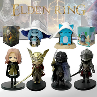 New Bandai Gaming Q Version Elden Ring Mini Ranni Cat Melina Malenia The Half-Wolf Action Figure Lani Magic Ornaments PVC Dolls