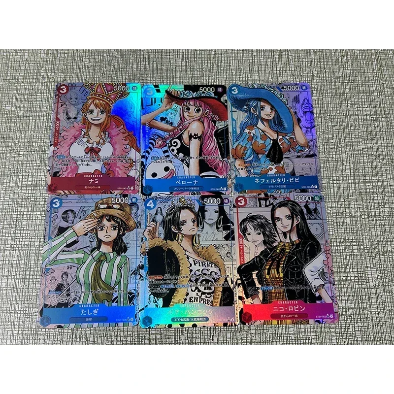 OPCG One Piece Nico Robin Tony Tony Chopper Roronoa Zoro DIY Homemade Collection Card Christmas Birthday Gift Game Toys