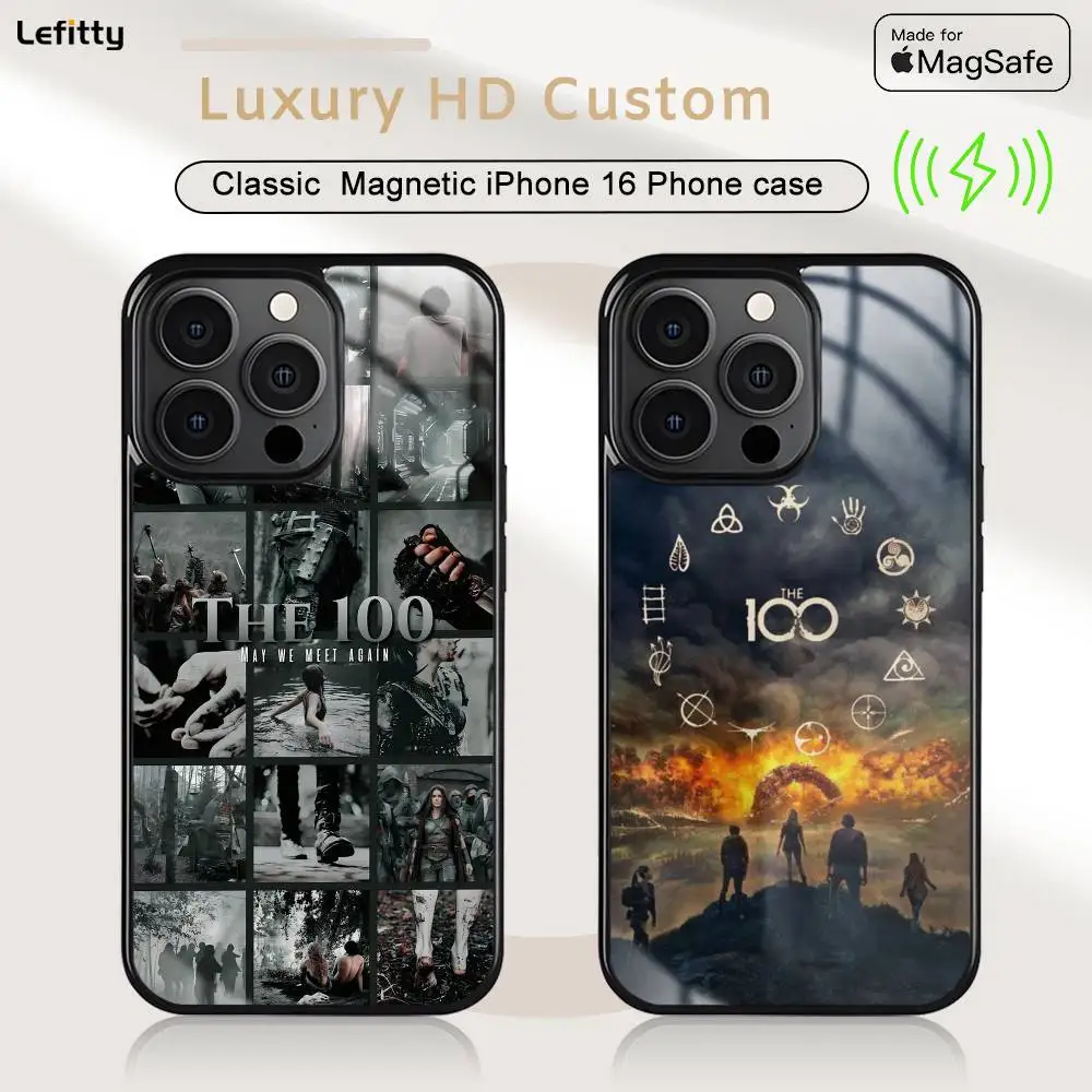

Film The 100 Season Phone Case For iPhone 16 15 14 13 12 11 Pro Max Plus Mini Magnetic Magsafe Wireless Charging Cover