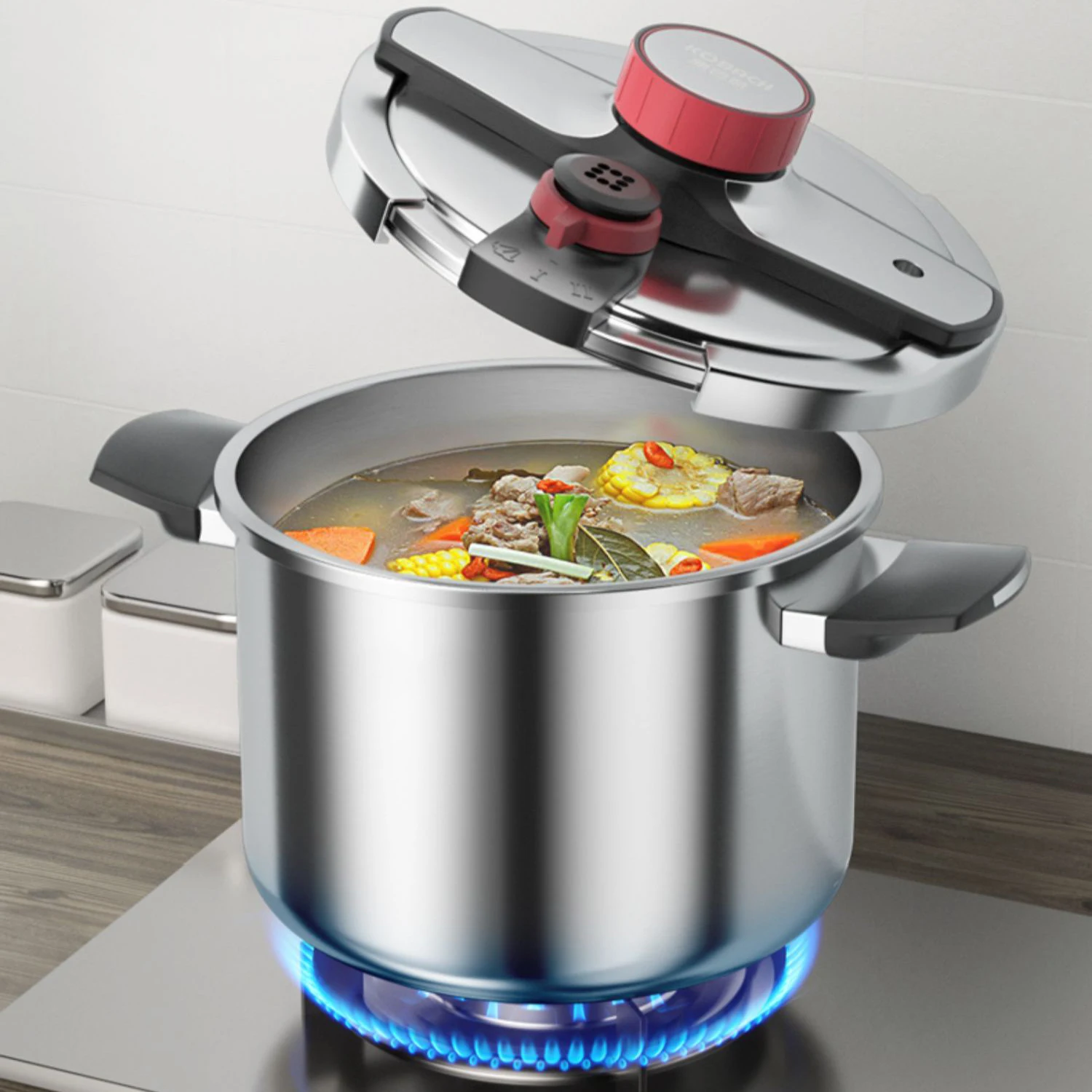 Pressure Cooker Multifunctional Pressure-Limited Explosion-proof Pressure Cooker Stainless Steel Kitchen Pressure Pot