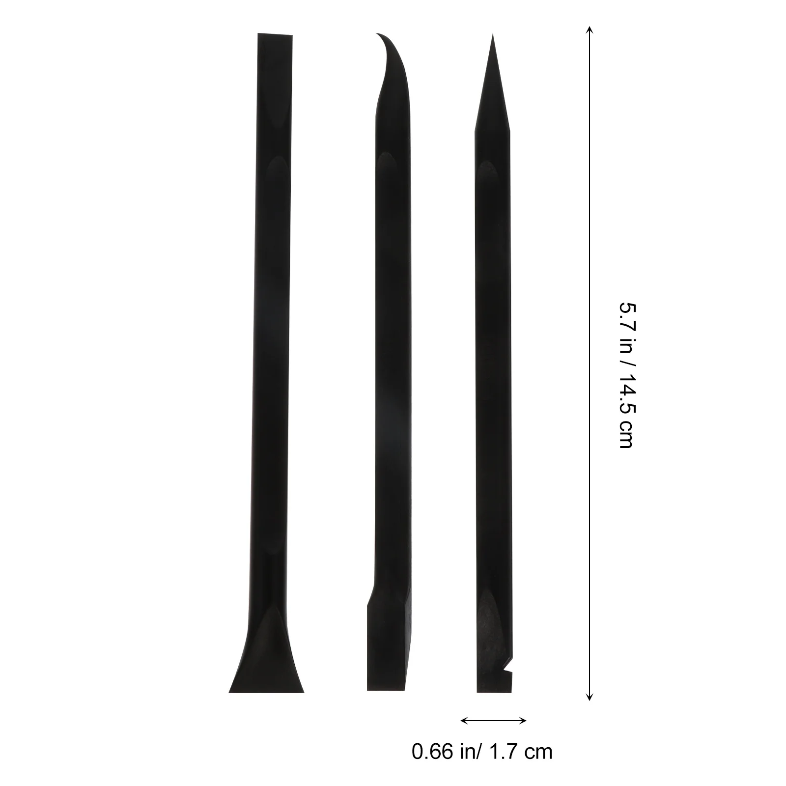 3 قطعة مكافحة ساكنة مزدوجة الرأس حدق أداة البلاستيك افتتاح عصا للهواتف الذكية اللوحية طقم تصليح المخل المحمولة خفيفة الوزن