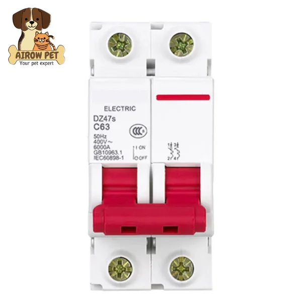 AIROW Industrial Motor Protection Power Circuit Breaker / Air Switch for Feed Pellet Machine & Chaff Cutter