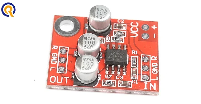 

LM4881 Headphone Headset Amplifier Board Mini Audio Preamplifier Amplifiers 2.7-5.5V