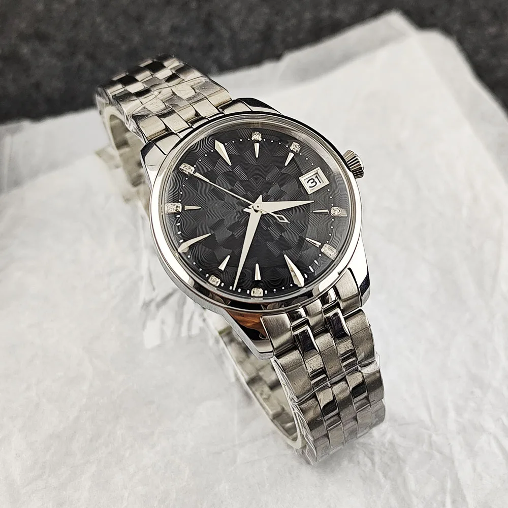 2026 Women's Watch Cocktail Dial Watch 33mm Stainless Steel Watch Customized Logo Automatic Watch Suitable for NH35 Movement - view 3