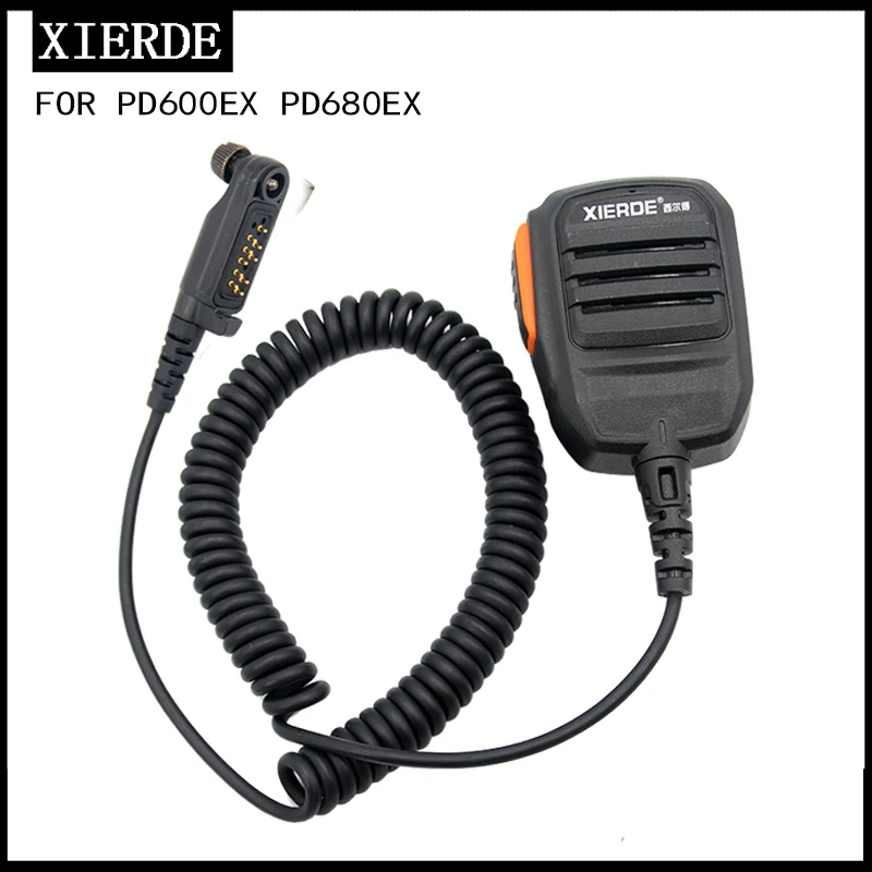 

XIERDE подходит для Hytera PD600EX PD680EX X1P EX Взрывозащищенная рация ручной микрофон радио плечевой микрофон