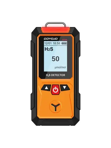 0-100ppm 황화수소(H2S) 가스 감지기 – 전기화학 센서, 청각 및 시각 경보, LCD 디스플레이 포함